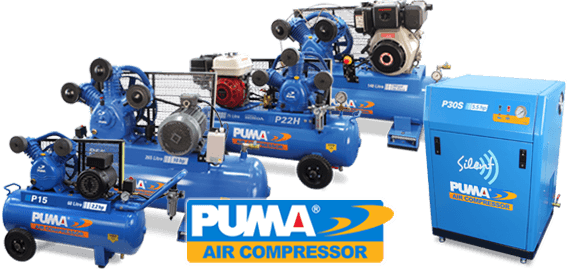 Brands - Puma Air Compressor Engine (570x270), Png Download