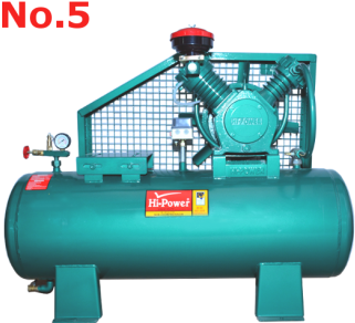 3 Hp Double Cylinder Double Stage - Air Compressor Price List In India (800x315), Png Download