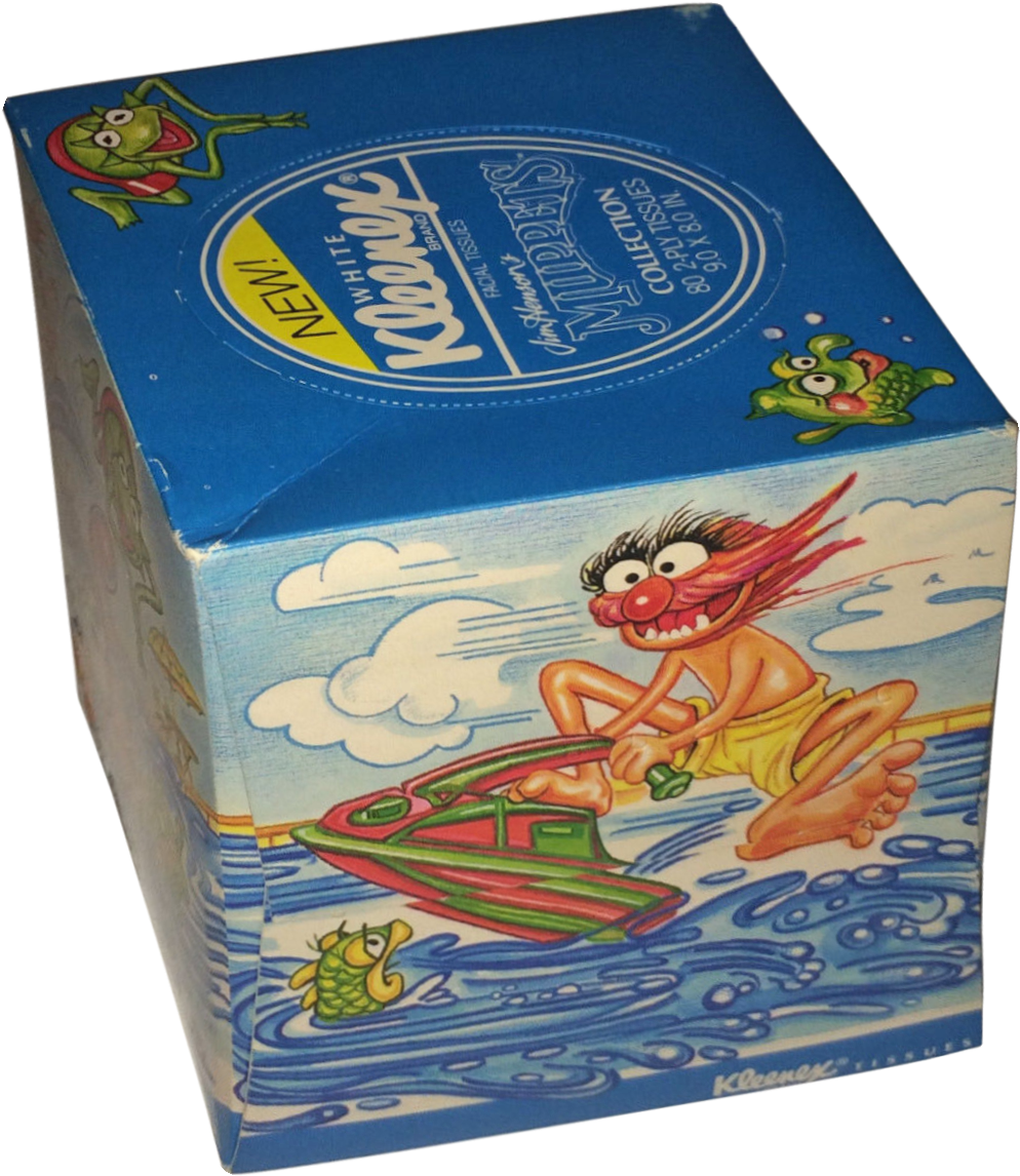 Muppet Kleenex 03 - Cartoon (1013x1165), Png Download