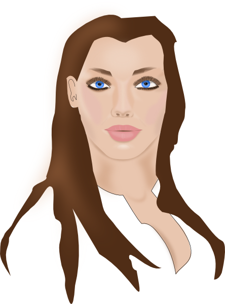 Woman Svg Clip Arts 444 X 600 Px (444x600), Png Download