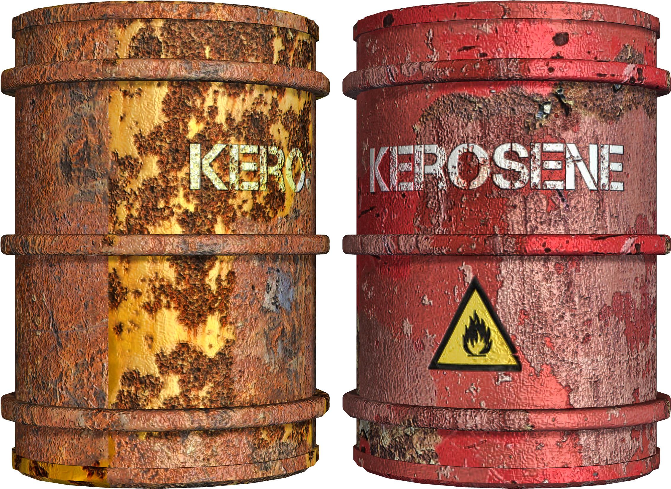 Rusty Oil Drums Png Stock By Jumpfer-stock On Deviantart - Rusty Barrel Png (2500x1875), Png Download
