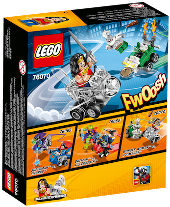 Lego® 76070 Mighty Micros Wonder Woman - Lego Super Heroes Mighty Micros Wonder Woman Vs Doomsday (640x480), Png Download