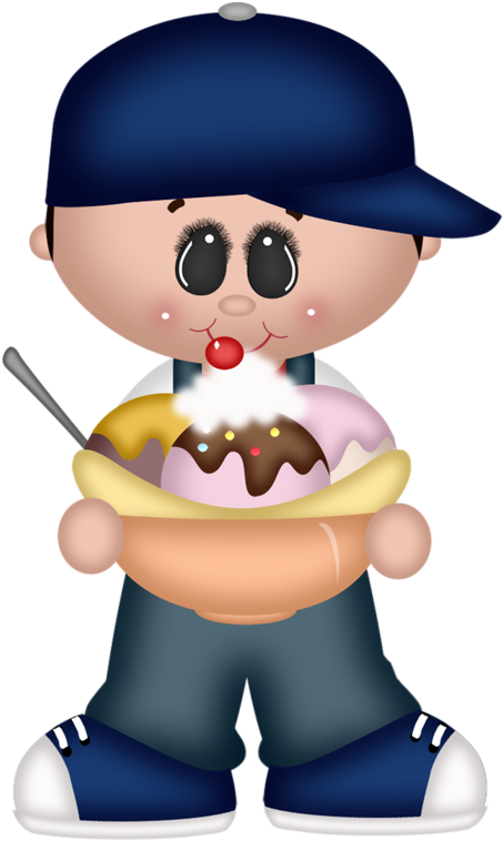 Gsnp Dingdingic Kids 02 - Menino Sorvete Desenho Png (565x800), Png Download