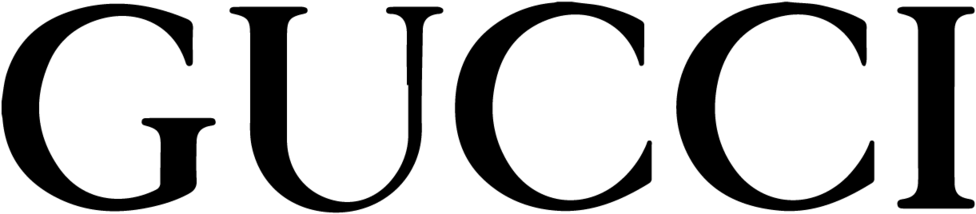 Oscar Mora Press Logos-black Gucci - Gucci Logo No Background (1000x500), Png Download