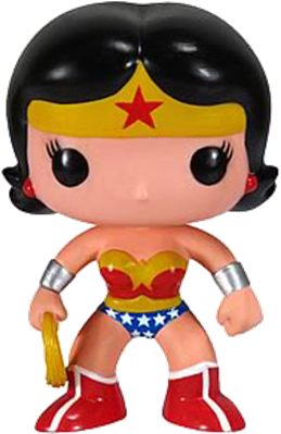 Heroes Wonder Woman - Wonder Woman Pop Heroes (400x400), Png Download