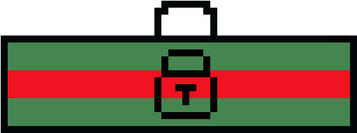 Gucci Fire Box - Pixel Art (540x250), Png Download
