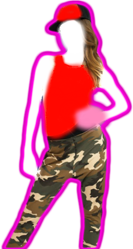 Deepthroat Coach 1 Beta - Just Dance Beta Coach (500x500), Png Download