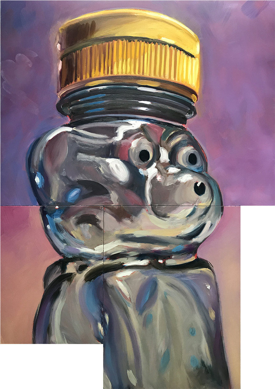 Empty Honey Bear - Illustration (1008x1344), Png Download