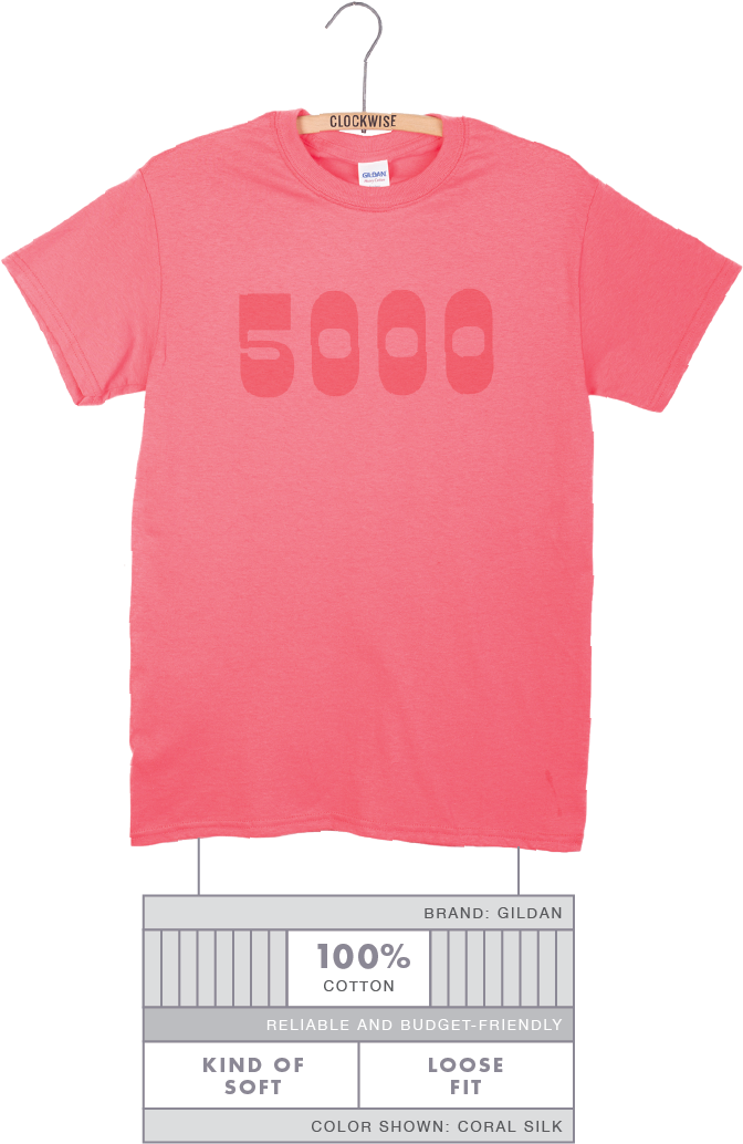 Clockwise5000 - Active Shirt (801x1101), Png Download