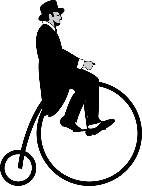 Antique Bicycle Clip Art - Antique Bicycle Png (571x750), Png Download