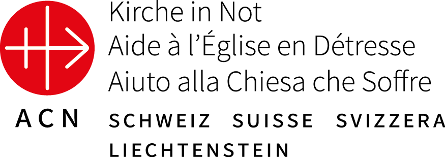 Acn Logo - Aid To The Church In Need (875x309), Png Download