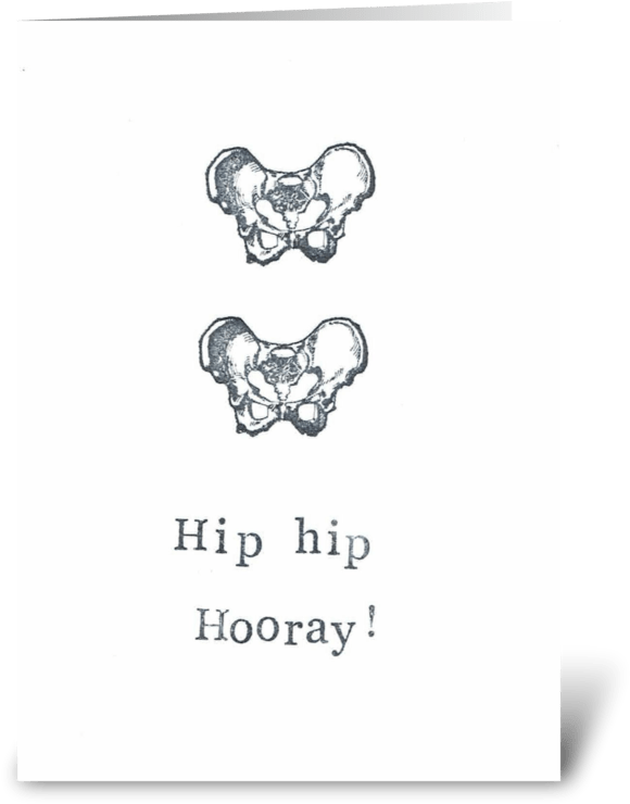 Hip Hip Hooray Greeting Card - Hip Hip Hooray Card (700x792), Png Download