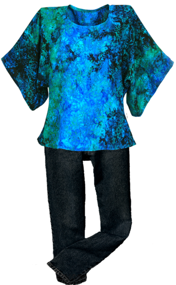 Simple Elegant Tee Sewing Pattern By Cnt Pattern Co. (400x600), Png Download