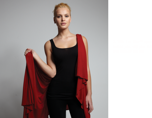 Step By Steps On The Bina Wrap - Girl (640x498), Png Download