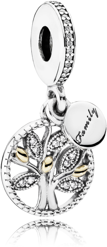 Family Heritage Dangle Charm, Clear Cz - Pandora Family Heritage Charm (999x999), Png Download