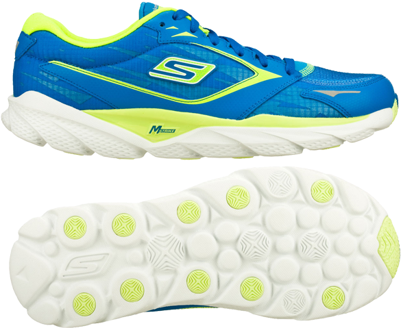 Mens Skechers Go Run Ride3 (8 Uk) (620x507), Png Download