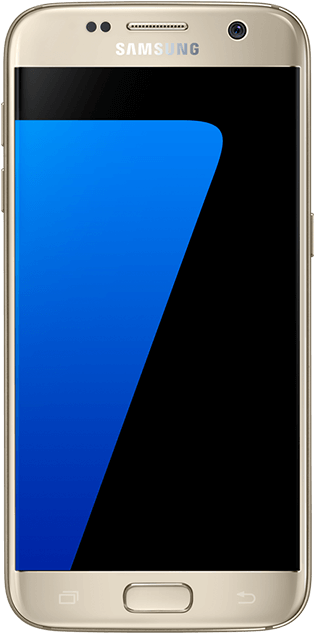 Samsung Galaxy S7 4g 32 Gb Gold Platinum Front - Samsung Galaxy S7 (710x710), Png Download