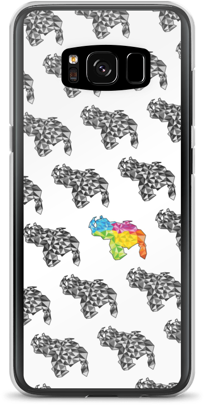 Samsung Cases Mapa Blanco - Mobile Phone Case (1000x1000), Png Download