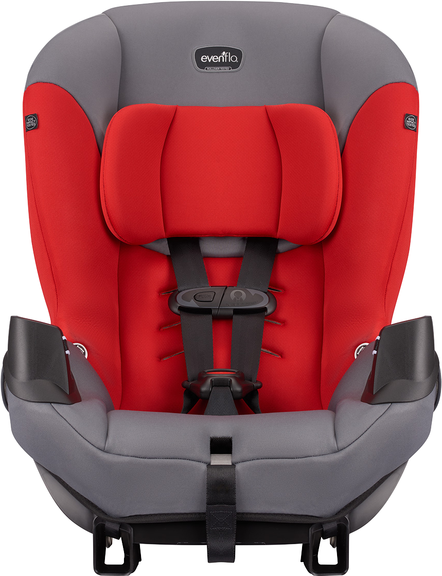Evenflo Sonus Convertible Car Seat - Lava Red (1200x1200), Png Download
