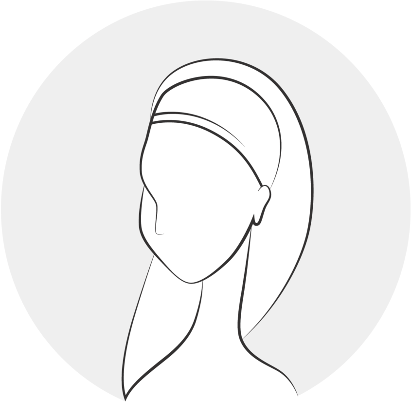 Every Woman's Nightmare Is A Wig Falling Off - Sketch (1000x1000), Png Download