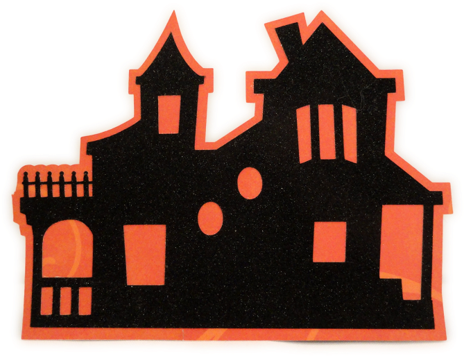 Haunted Mansion Card - House (747x600), Png Download