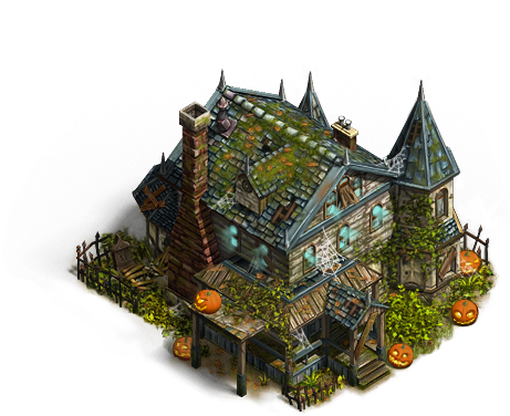 Haunted Mansion - The Settlers Online (460x420), Png Download