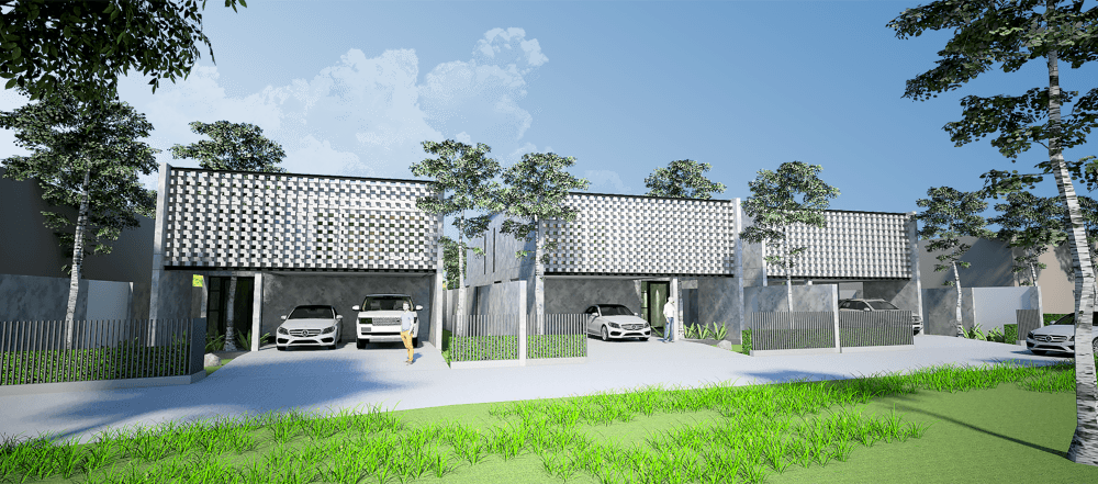 House For Sale At Chang Kian - Chiang Mai Province (1000x441), Png Download