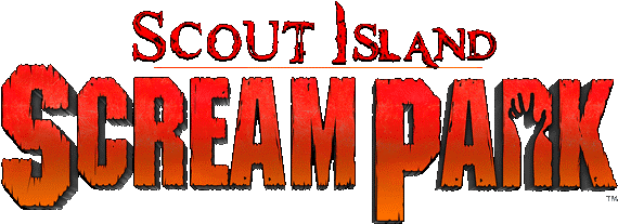 Scout Island Scream Park (600x223), Png Download