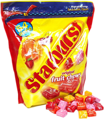 Starburst Bag Psd - Starburst Jelly Beans, Original - 4.5 Oz (351x400), Png Download