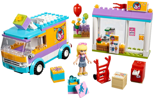 41310-myhobbies V=1495796043 - Lego Friends Gift Delivery (600x450), Png Download