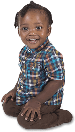 Child Kneeling And Smiling - Child Kneeling Png (463x463), Png Download