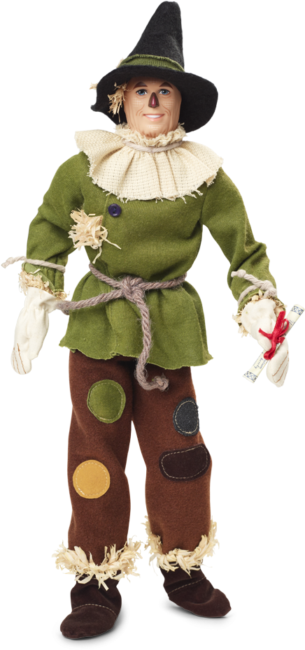 The Wizard Of Oz Scarecrow Barbie Doll - Barbie Collector Wizard Of Oz Scarecrow Doll (640x950), Png Download