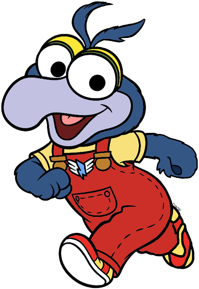 More Television Clip Art - Muppet Babies Gonzo (394x572), Png Download