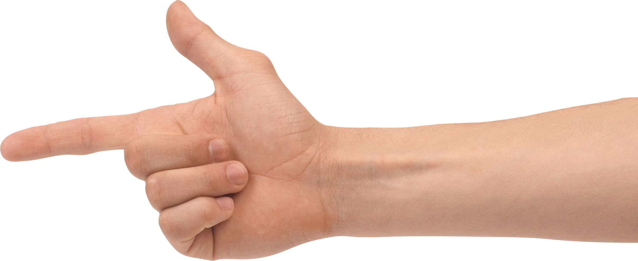 Hand And Forearm Png (2416x991), Png Download