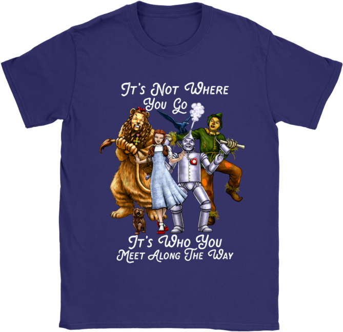 The Wizard Of Oz Women's T-shirt In Purple - T-shirt (800x800), Png Download
