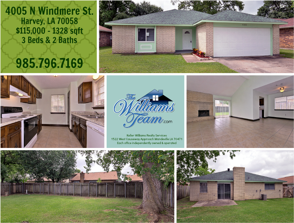 Homes For Sale In Harvey Louisiana The Williams Team - Louisiana (981x750), Png Download