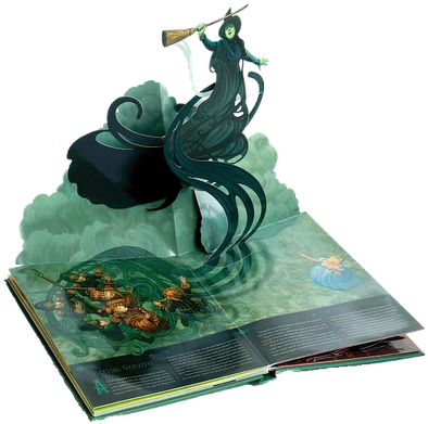 Defying Gravity, Pop Up Book, And The Wizard Of Oz - Wicked Pop Up Compendium (400x400), Png Download