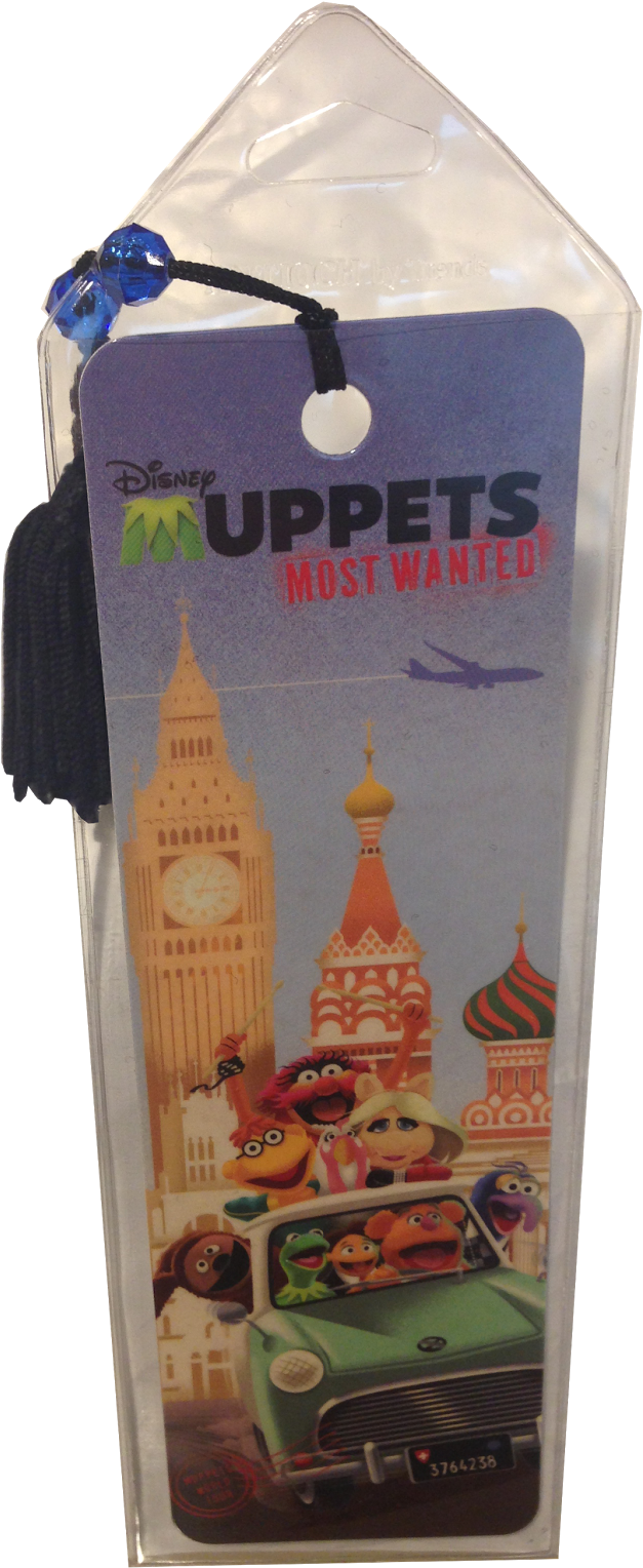 Even Though Muppets Most Wanted Came Out Over A Year - Antioch Bookmark, The Muppets Studio (673x1600), Png Download