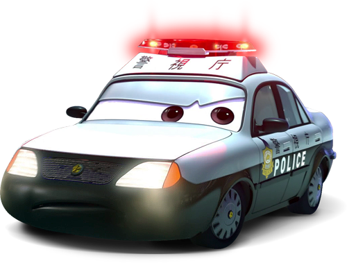 Tokyo Mater Police Car (500x379), Png Download