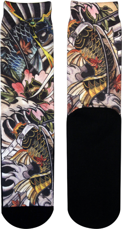 Koi Fish Tattoo - Tattoo (1000x1000), Png Download