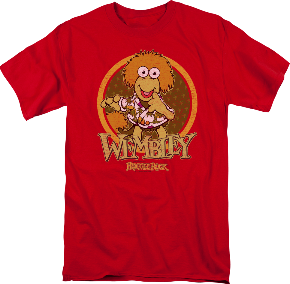 Wembley Fraggle Rock T-shirt - Wembley Circle Fraggle Rock Sweaters (966x946), Png Download