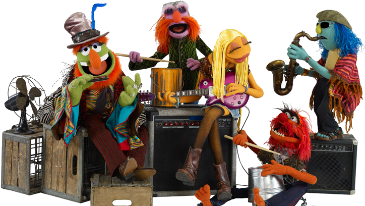 Muppets - Dr Teeth And The Electric Mayhem Png (861x416), Png Download
