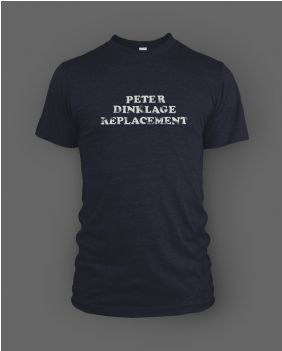 Just Donate To Our Team, Peter Dinklage Replacement - Peter Dinklage Shirt (350x350), Png Download