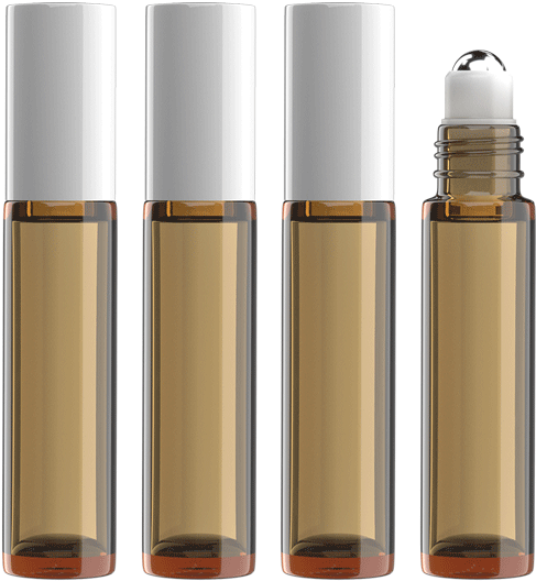 Empty Roll-on 10ml Glass Bottle - Cosmetics (800x1163), Png Download