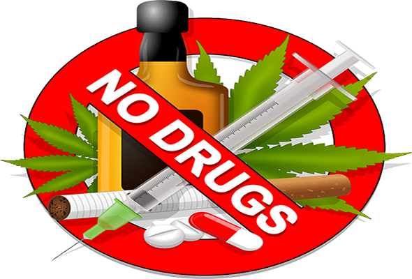 Using Drugs Is Not The Right Way To Solve Your Problems, - No To Drugs Clipart (590x400), Png Download