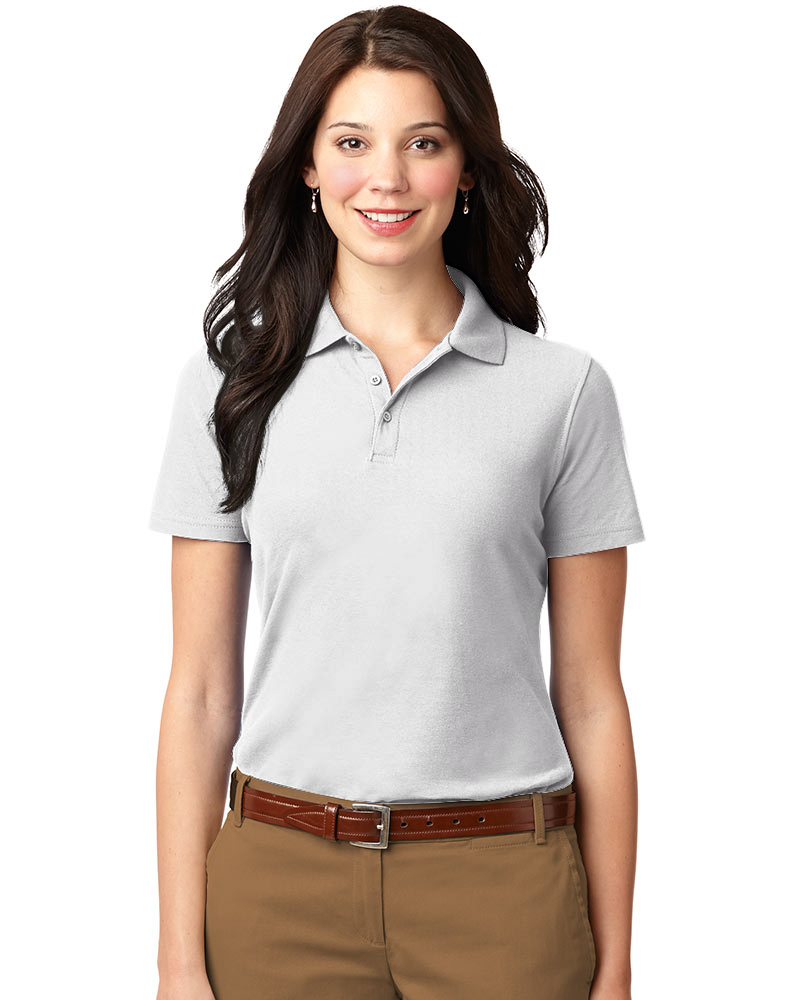 Queensboro Women's Hybrid Jersey Polo- Discontinued - Ladies Stain-resistant Polo-l510, Blue (800x1000), Png Download