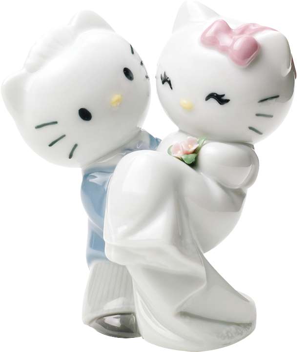 Hello Kitty Gets Married - Nao Hello Kitty Gets Married (1302x868), Png Download