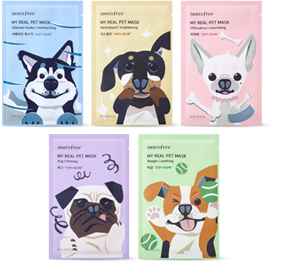 My Real Pet Mask [siberian Husky-moisturizing] - Innisfree My Real Pet Mask (450x450), Png Download