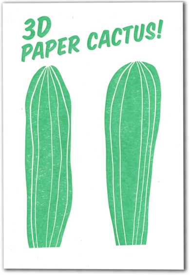 3d Paper Cactus - History Of America In Ten Strikes [book] (405x599), Png Download