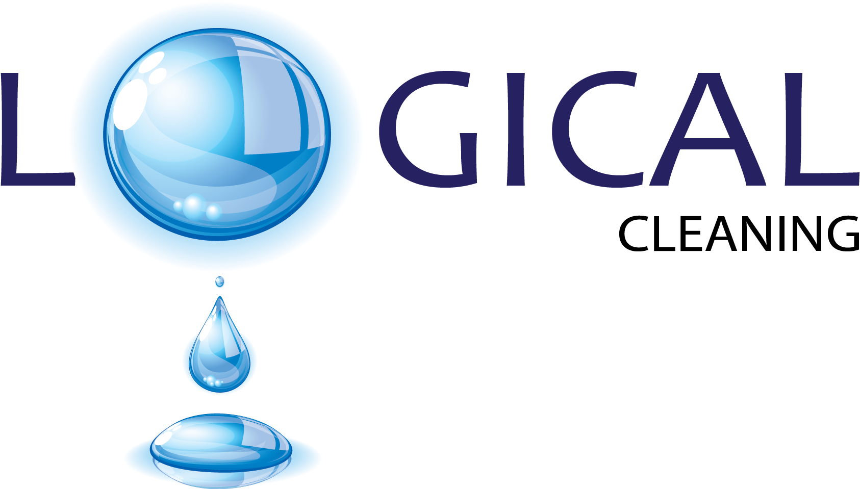 Logical Cleaning Logo Design - Logical Logo (1723x958), Png Download